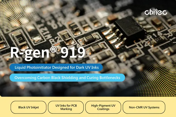 R-gen® 919:深色 UV 系统不再是固化瓶颈!突破碳黑遮蔽限制